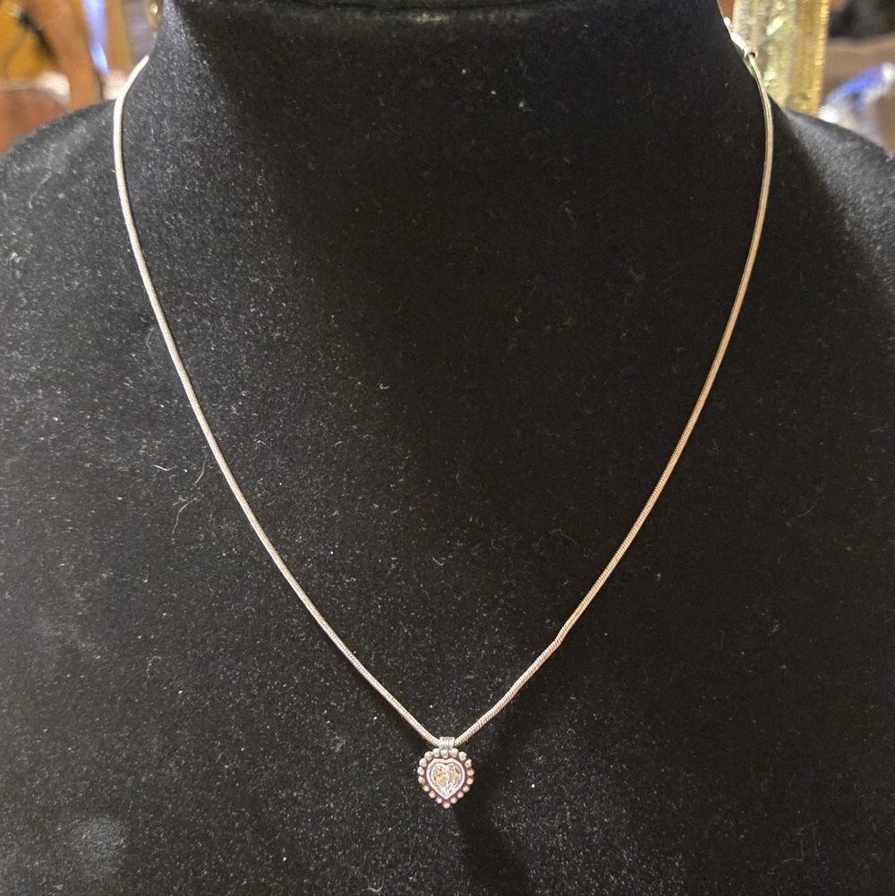 🚨2 For $38🚨Brighton Celestia Crystal Heart Necklace